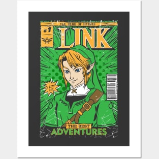 Link- The Hero Posters and Art